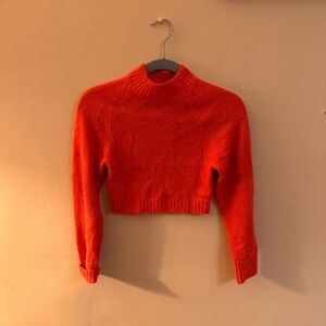Orange cropped Urban Outfitters Sweater